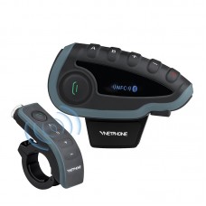 Sistem de comunicare moto EJEAS V8 conversatie de pana la 5 rideri simultan, Telecomanda, NFC, Bluetooth, FM Radio